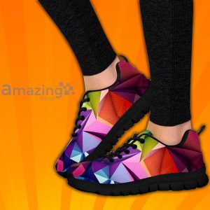 Abstract Geometric Custom Sneakers Shoes For Men And Women