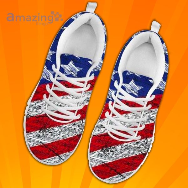 American Flag Custom Sneakers Shoes For Men And Women