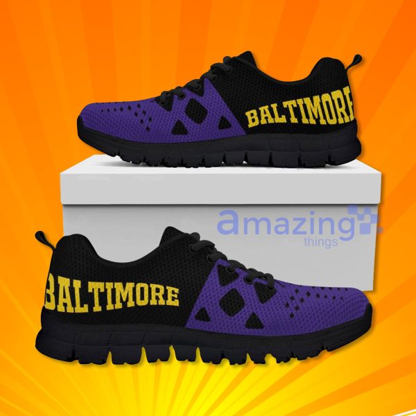 Baltimore Ravens Custom Sneakers Shoes For Men And Women