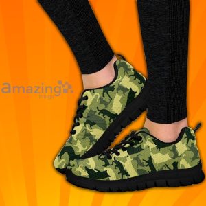 Camouflage Cat Custom Sneakers Shoes For Men And Women