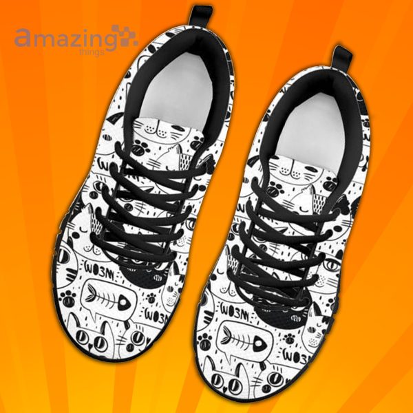Cat Faces Cats Kitty Cute Custom Sneakers Shoes For Women And Women