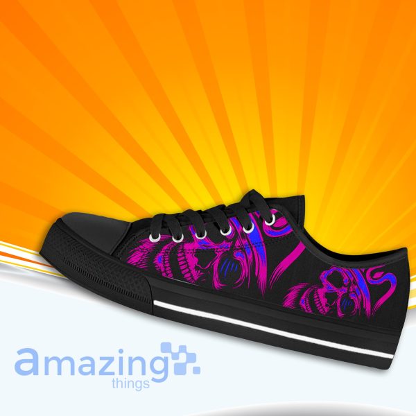Colorful Sugar Skull Low Cut Canvas Shoes For Men And Women