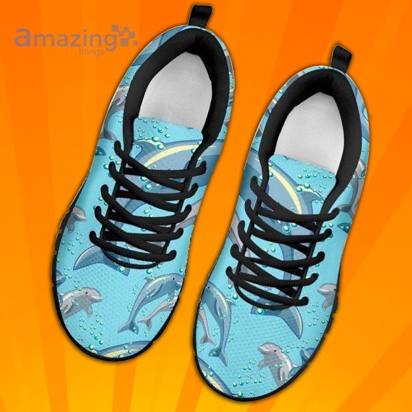 Cute Dolphin Super Custom Sneakers Shoes For Men And Women