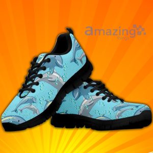 Cute Dolphin Super Custom Sneakers Shoes For Men And Women