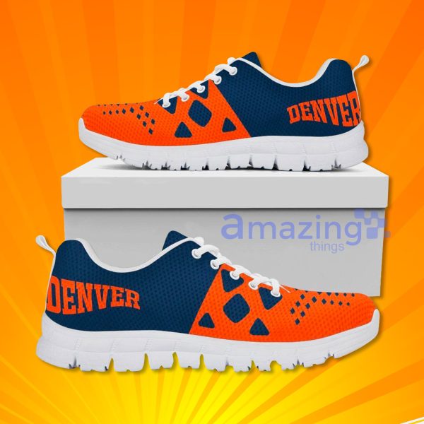 Denver Broncos Custom Sneakers Shoes For Men And Women