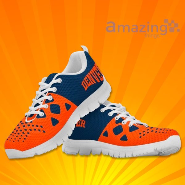 Denver Broncos Custom Sneakers Shoes For Men And Women