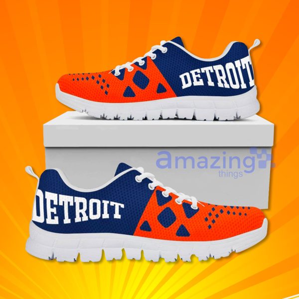 Detroit Tigers Custom Sneakers Shoes For Men And Women