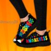 Different Not Less Autism Awareness Custom Sneakers Shoes For Men And Women