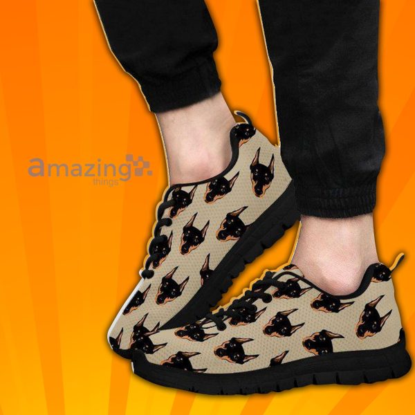 Doberman Pinscher Custom Sneakers Shoes For Men And Women