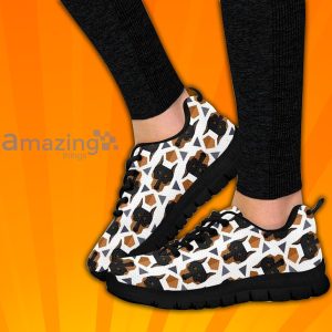 Doberman Pinscher Custom White Sneakers Shoes For Men And Women