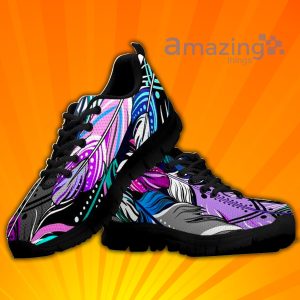 Floating Feather Custom Sneakers Shoes For Men And Women