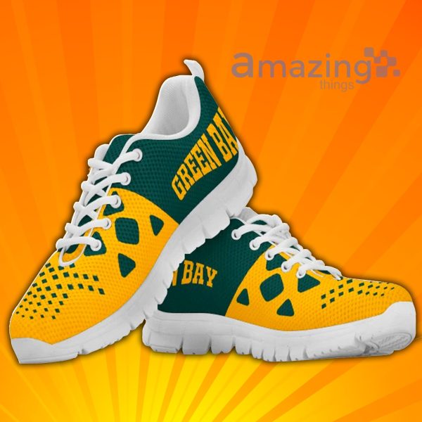 Green Bay Packers Custom Sneakers Shoes For Men And Women