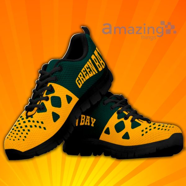 Green Bay Packers Custom Sneakers Shoes For Men And Women