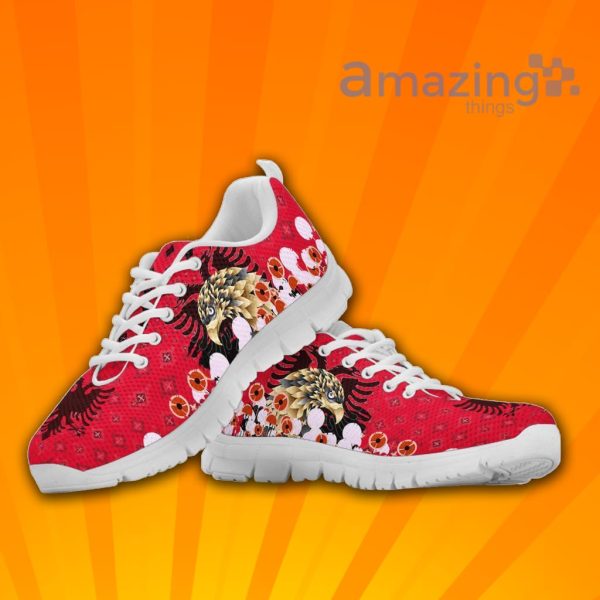 Happy Albania Independence Day Albania Golden Eagle Sneakers