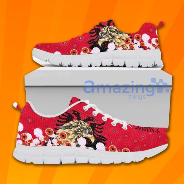 Happy Albania Independence Day Albania Golden Eagle Sneakers