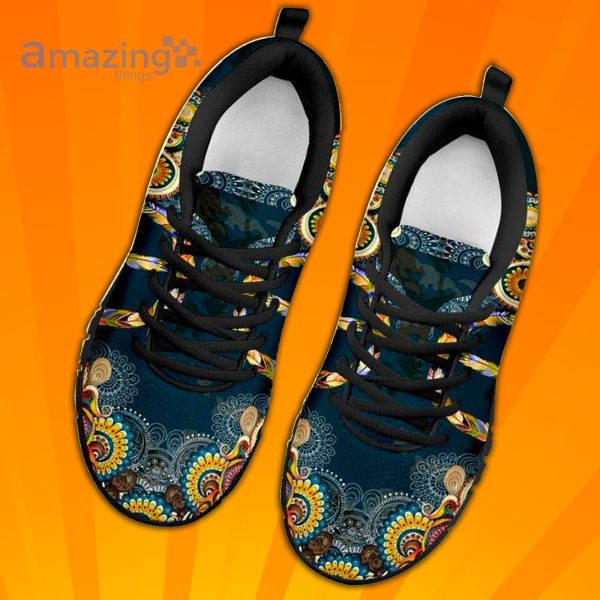 Hippie Mandala Custom Sneakers Shoes For Men And Women