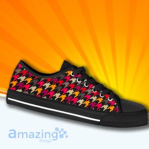 Houndstooth Low Cut Canvas Shoes For Men And Women