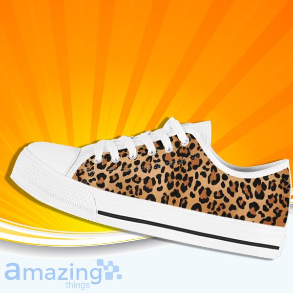 Leopard Print Low Cut Canvas Shoes For Men And Women