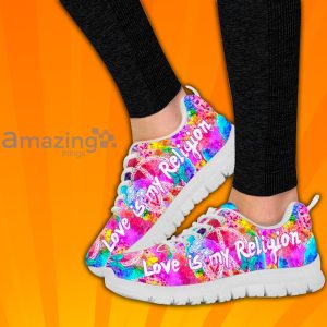 Love Is My Religion Custom Sneakers Shoes For Men And Women
