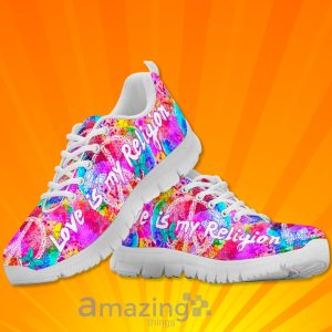 Love Is My Religion Custom Sneakers Shoes For Men And Women