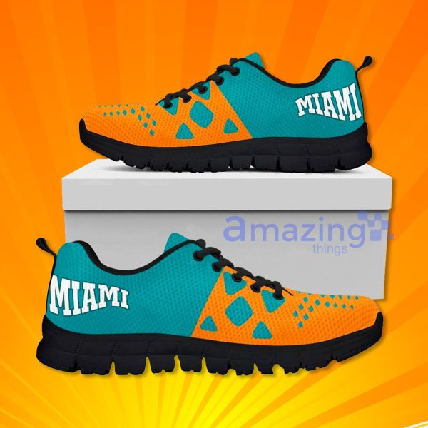 Miami Dolphins Custom Sneakers Shoes For Men And Women