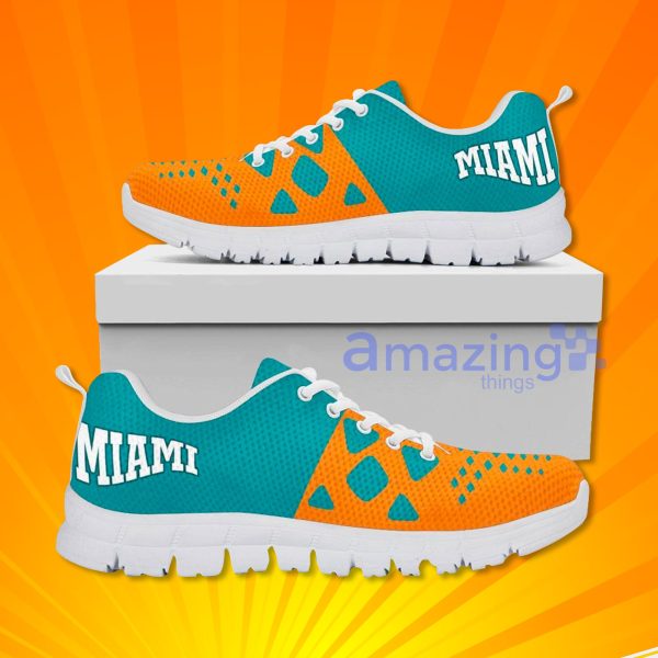 Miami Dolphins Custom Sneakers Shoes For Men And Women