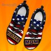 Military Mom With American Flag Custom Sneakers Shoes For Men And Women