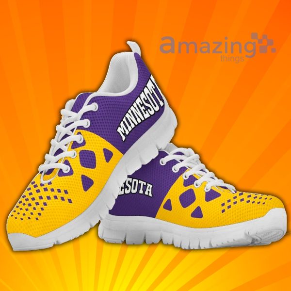 Minnesota Vikings Custom Sneakers Shoes For Men And Women