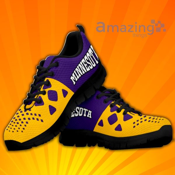 Minnesota Vikings Custom Sneakers Shoes For Men And Women