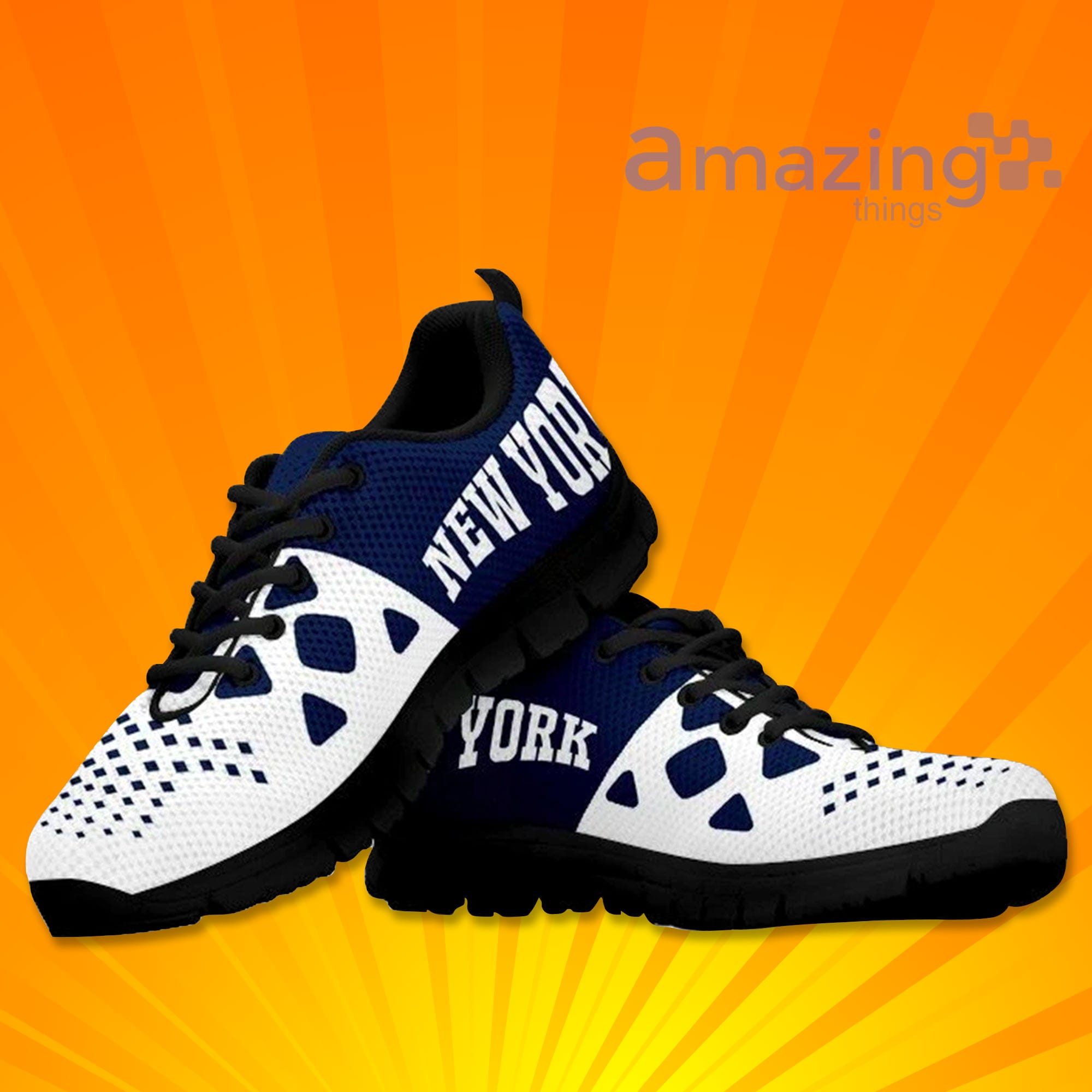 New York Yankees Custom Sneakers Shoes For Men And Women