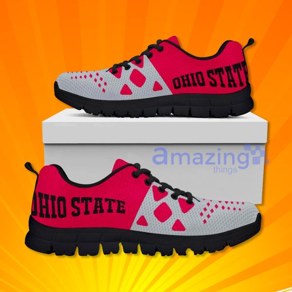 Ohio State Buckeyes Custom Sneakers Shoes For Men And Women