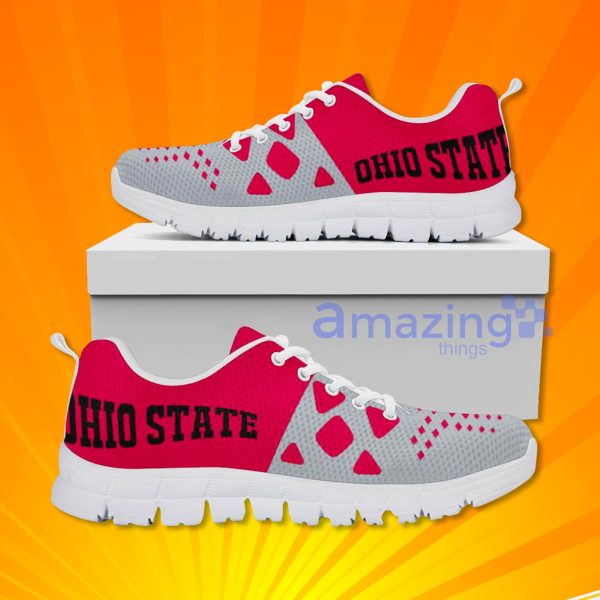 Ohio State Buckeyes Custom Sneakers Shoes For Men And Women