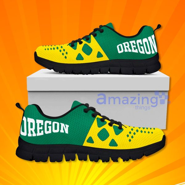 Oregon Ducks Custom Sneakers Shoes For Men And Women