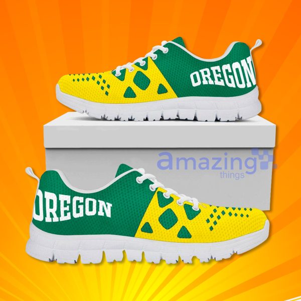 Oregon Ducks Custom Sneakers Shoes For Men And Women