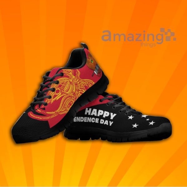 Papua New Guinea Independence Day Flag Style Sneakers