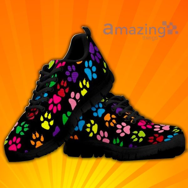 Paw Print Custom Sneakers Shoes For Men And Women