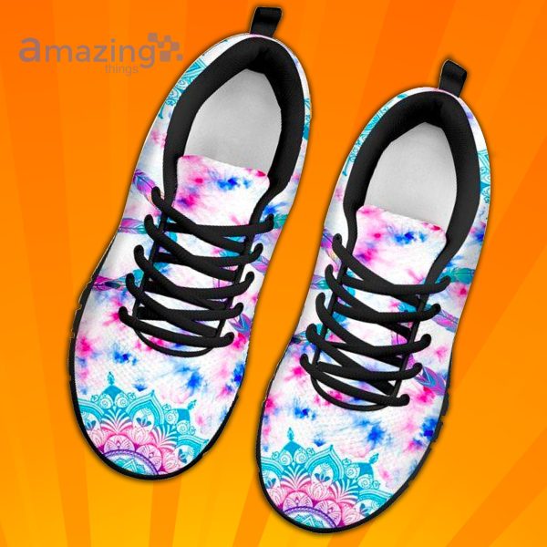 Peace Sign Tie Dye Custom Sneakers Shoes For Men And Women