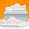 Pink Flamingo Low Cut Canvas Shoes For Men And Women