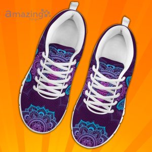 Purple Butterfly Custom Sneakers Shoes For Men And Women