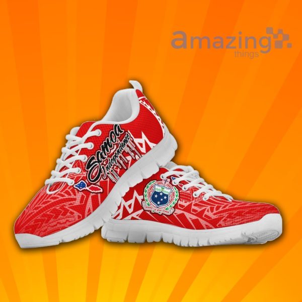 Samoa Pacific Independence Day Red Version Sneakers