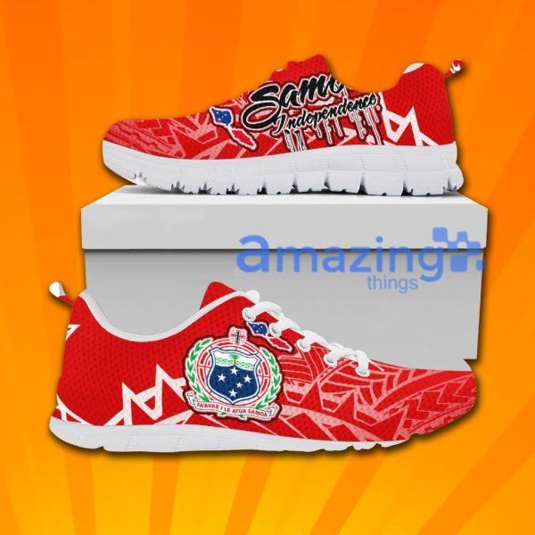 Samoa Pacific Independence Day Red Version Sneakers