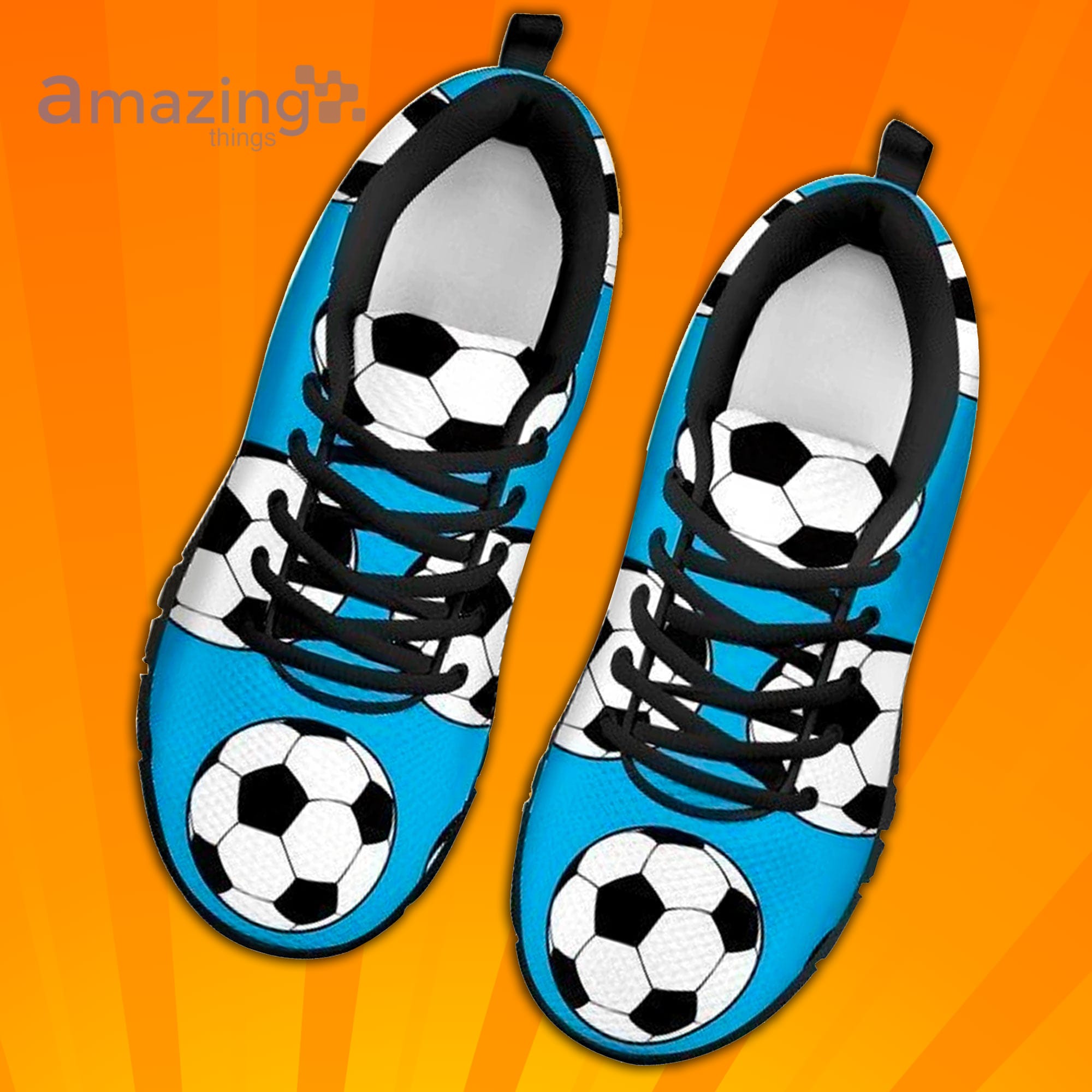 Soccer Football Custom Sneakers Shoes For Men And Women image Soccer Football Custom Sneakers Shoes For Men And Women