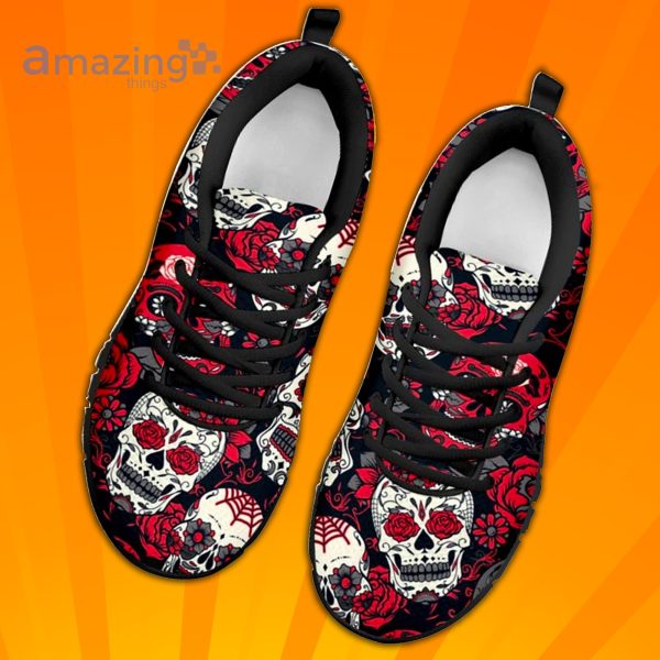 Sugar Skull Day Of The Dead Cool Custom Sneakers Shoes For Men Women
