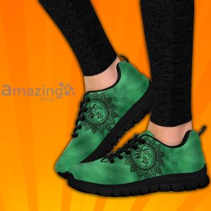 Sun Moon Tie Dye Mandala Custom Sneakers Shoes For Men And Women image Sun Moon Tie Dye Mandala Custom Sneakers Shoes For Men And Women