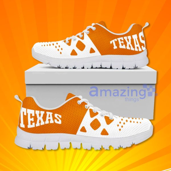 Texas Longhorns Custom Sneakers Shoes For Men And Women