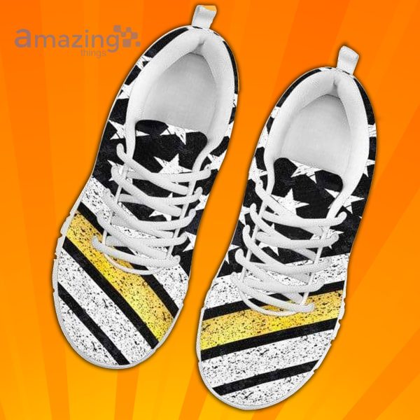 Thin Gold Line American Flag Custom Sneakers Shoes For Men Women