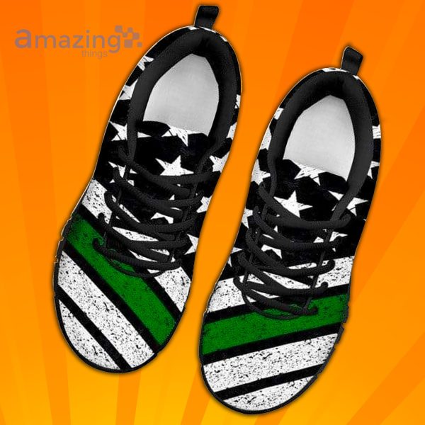 Thin Green Line Usa Flag Custom Sneakers Shoes For Men Women