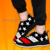 Thin Red Line Flag Usa Flag Custom Sneakers Shoes For Men And Women