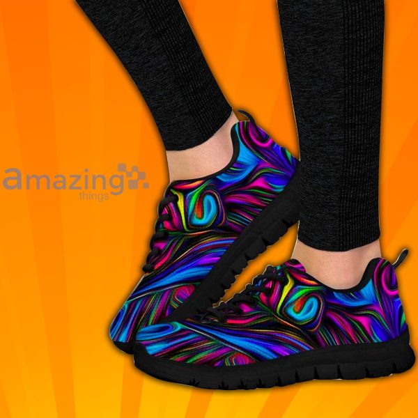 Tie Dye Psychedelic Psychedelic Art 3D Print Fashion Sneakers Shoes For Men And Women