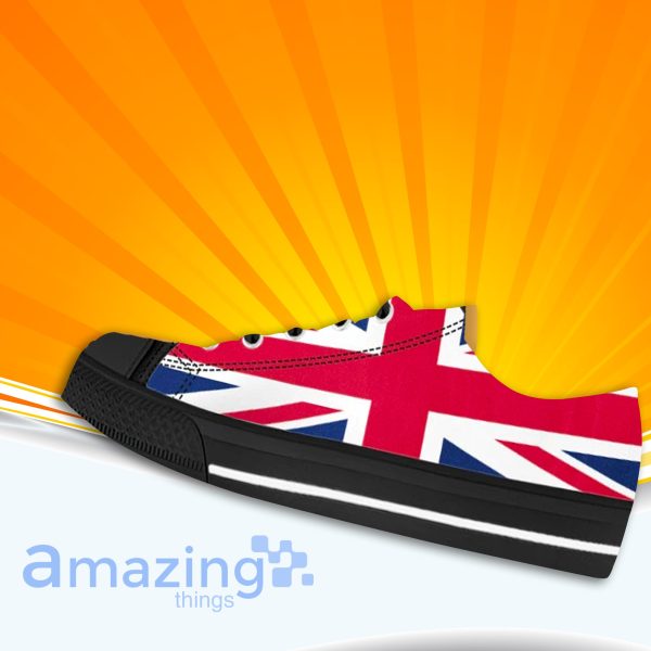 United Kingdom Uk Flag Low Cut Canvas Shoes For Men And Women